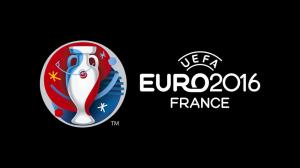 UEFA EURO 2016 France logo, black background wallpaper thumb