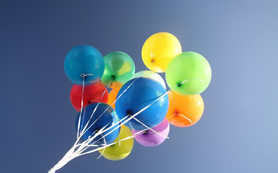 Colorful balloons, sky background wallpaper,Colorful HD wallpaper,Balloons HD wallpaper,Sky HD wallpaper,Background HD wallpaper,2560x1600 wallpaper