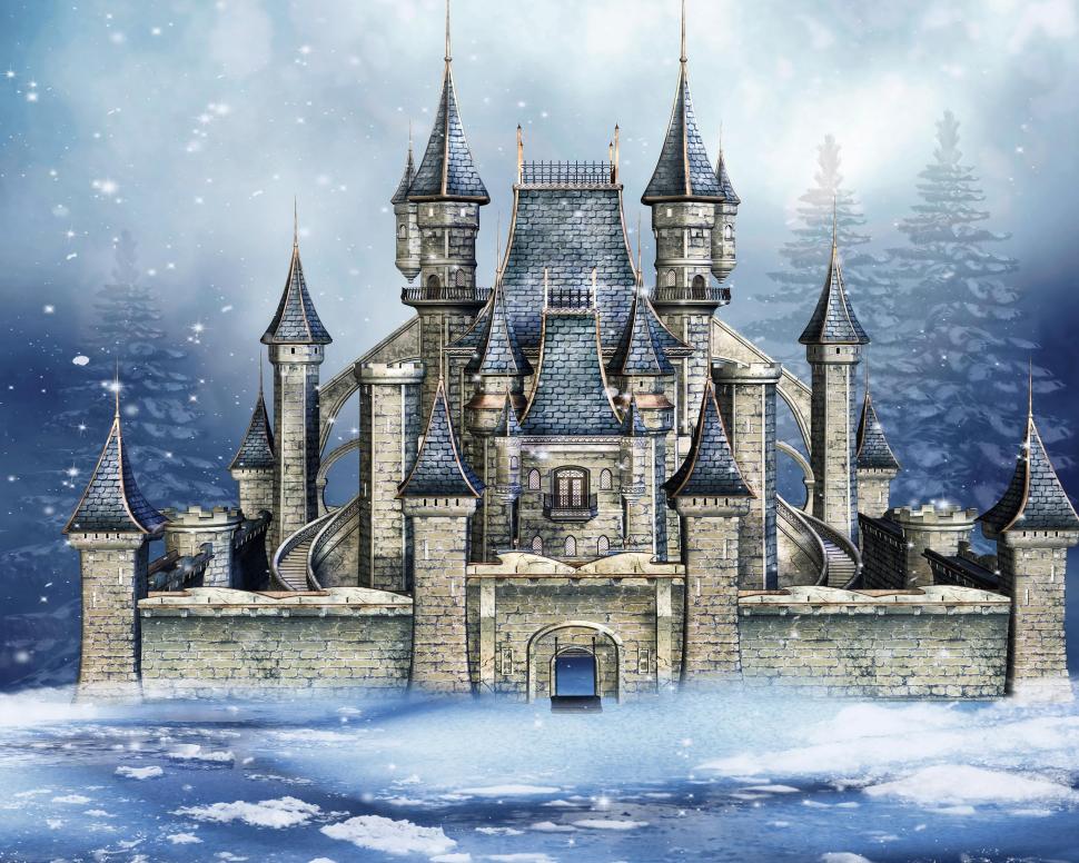 Castles Winter Snow 3D Graphics wallpaper,3d graphics HD wallpaper,castles HD wallpaper,winter HD wallpaper,snow HD wallpaper,3000x2400 wallpaper