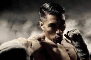 asian, fists, boxing, dark, desk, tattoo wallpaper thumb