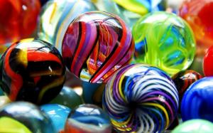 Colored Glass Balls wallpaper thumb
