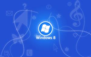 Windows 8 blue background wallpaper thumb