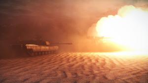 Battlefield Tank Explosion HD wallpaper thumb