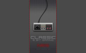 Nintendo Controller Gray Gray NES HD wallpaper thumb