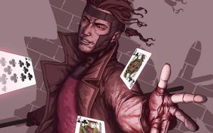 x-men, gambit, marvel comics, art, mutant wallpaper thumb