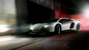 Blurred, Lamborghini, Lamborghini Aventador, Cars, Famous Brand wallpaper thumb