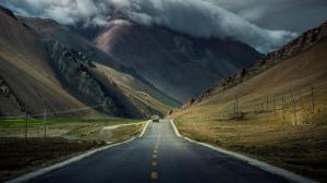 Road in Tibet wallpaper thumb