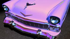 Chevrolet Classic Car Classic Bel Air Pink HD wallpaper thumb