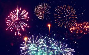 Fireworks Colorful  Pictures Background wallpaper thumb