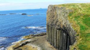 Fingal's Cave, cliff, sea wallpaper thumb