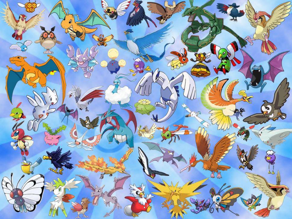 Video Games, Animals, Flying,Cute, Pokemon wallpaper | games ...
