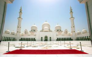 Abu Dhabi Sheikh Zayed Mosque wallpaper thumb