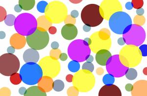 Art, Abstract, Polka Dot, Balls, Circles, Colorful, White Background wallpaper thumb