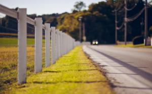 Road Fence Grass wallpaper thumb