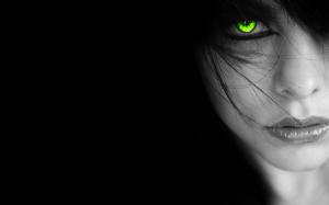 Girl With Green Eyes wallpaper thumb