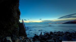 Stairs To Rocky Beach wallpaper thumb