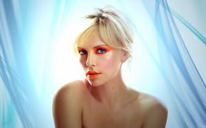 Charlize Theron Makeup wallpaper thumb