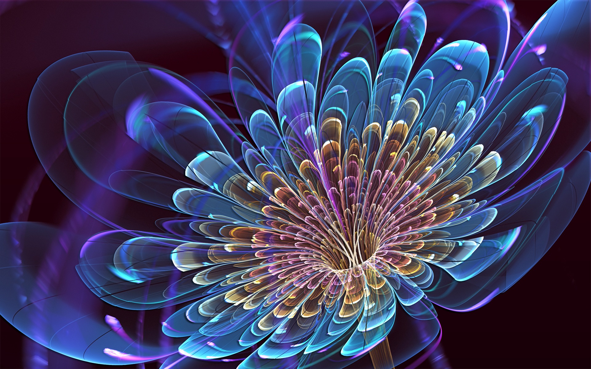 Beautiful 3D creative flowers wallpaper | 3d and abstract | Wallpaper Better