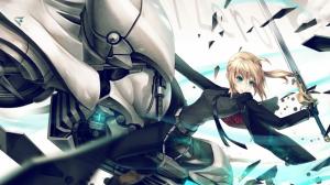 Fate/Zero Anime Sword Saber HD wallpaper thumb