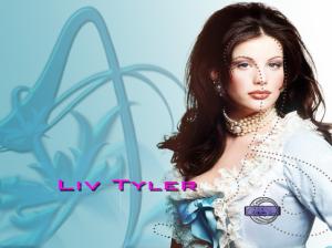 liv tyler actress black long hair female great blue eyes  lips HD wallpaper thumb