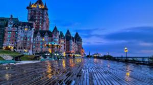 Le Chateau Frontenac In Quebec wallpaper thumb