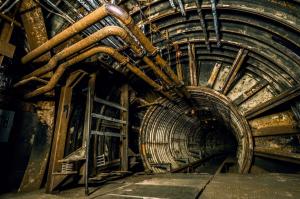 Urban, Architecture, Tunnel, Pipes, Metal, Rust, Abandoned wallpaper thumb