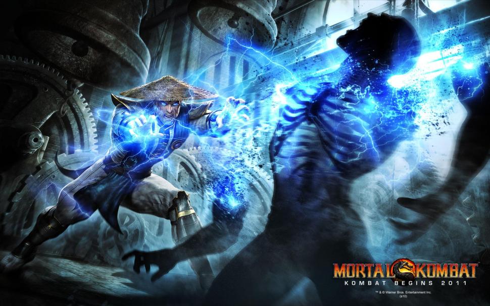 Raiden in Mortal Kombat Begins 2011 wallpaper,2011 HD wallpaper,begins HD wallpaper,mortal HD wallpaper,kombat HD wallpaper,raiden HD wallpaper,games HD wallpaper,1920x1200 wallpaper