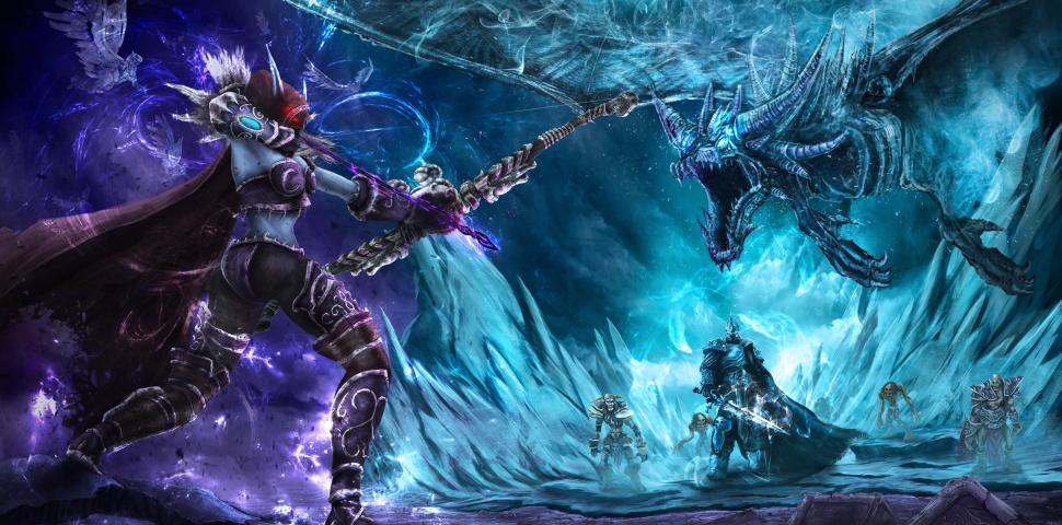 Heroes Of The Storm, Lich King, World Of Warcraft, Sylvanas Windrunner, Archers, Dragon, Undead wallpaper,heroes of the storm HD wallpaper,lich king HD wallpaper,world of warcraft HD wallpaper,sylvanas windrunner HD wallpaper,archers HD wallpaper,dragon HD wallpaper,undead HD wallpaper,5762x2852 wallpaper
