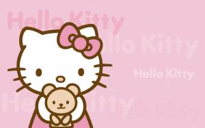 Pinky Hello Kitty  Computer HD Download wallpaper thumb