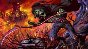 Iron Maiden Bands Groups Entertainment Hard Rock Heavy Metal Eddie Album Art Dark Skulls Covers Download wallpaper thumb