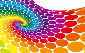 Colorful vector circle wallpaper thumb