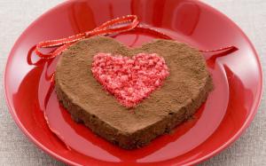 Chocolate Heart Cake wallpaper thumb