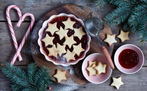 Cookies, Christmas, jam, fir, candy wallpaper thumb