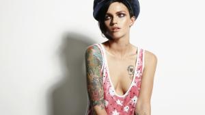 Ruby Rose, Actress, Tattoo, Cleavage, Women wallpaper thumb