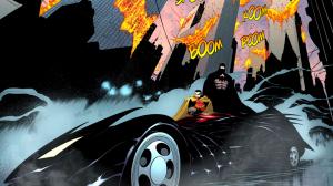Batman Robin DC Batmobile HD wallpaper thumb