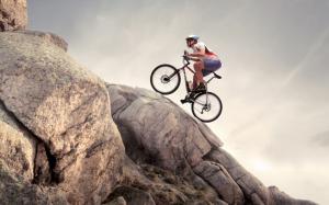 Mountain Biker wallpaper thumb