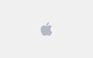 Apple, Logo, White Background wallpaper thumb