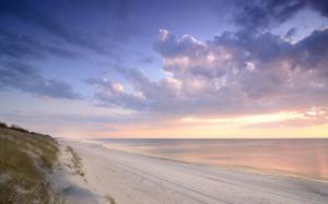Curonian Spit, Lithuania, Baltic Sea, beach, sunset wallpaper thumb