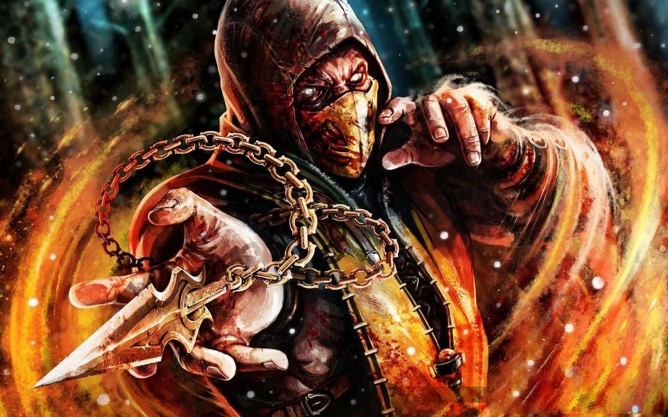 Scorpion Mortal Kombat X wallpaper,Mortal Kombat X HD wallpaper,2560x1600 wallpaper