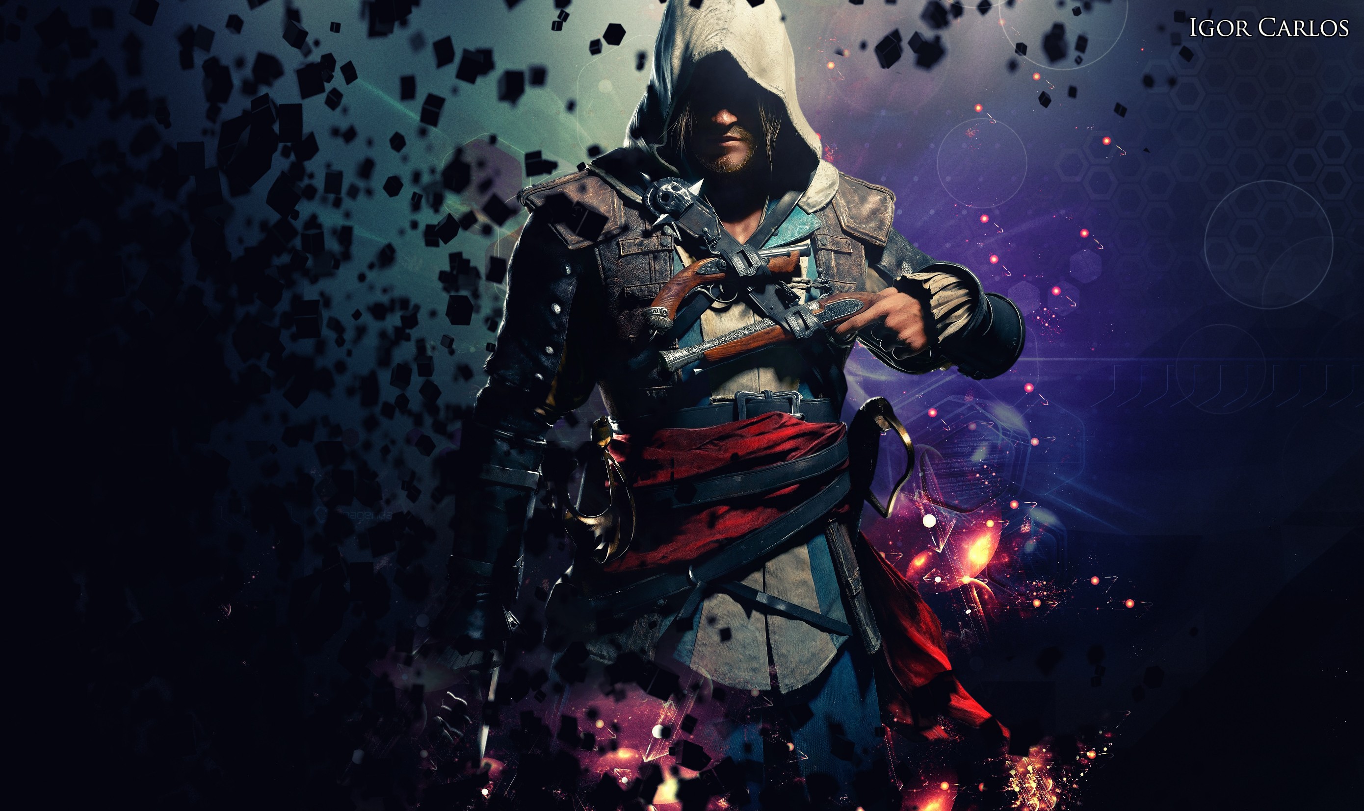 Assassins Creed 4 Black Flag  Ninja in the forest 4K wallpaper download