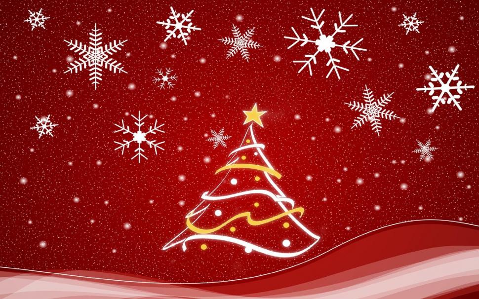 Red Abstract Christmas Tree Stras Lights Snowflakes wallpaper,abstract wallpaper,christmas wallpaper,tree wallpaper,stras wallpaper,lights wallpaper,snowflakes wallpaper,1680x1050 wallpaper