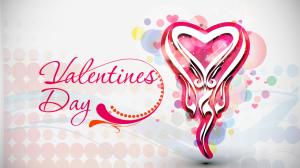 Valentine's Day, love hearts, art design wallpaper thumb