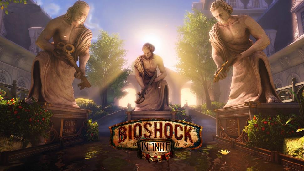 Bioshock Bioshock Infinite Statue HD wallpaper,video games HD wallpaper,bioshock HD wallpaper,infinite HD wallpaper,statue HD wallpaper,1920x1080 wallpaper