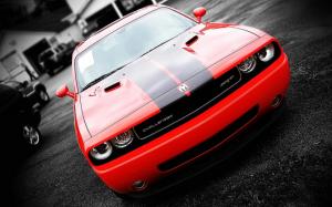 Red Dodge Muscle Image wallpaper thumb