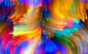 Colorful lines, brightness, curves, abstract wallpaper thumb