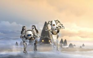 Portal 2 Robots Atlas P Body wallpaper thumb