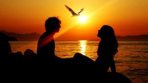 Romantic Sunset Love Couples wallpaper thumb