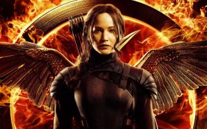 Jennifer Lawrence in Hunger Games Mockingjay wallpaper thumb