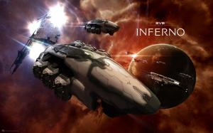 Eve Online Spaceships Planet HD wallpaper thumb
