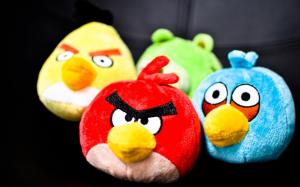 Angry Birds, cartoon toys wallpaper thumb
